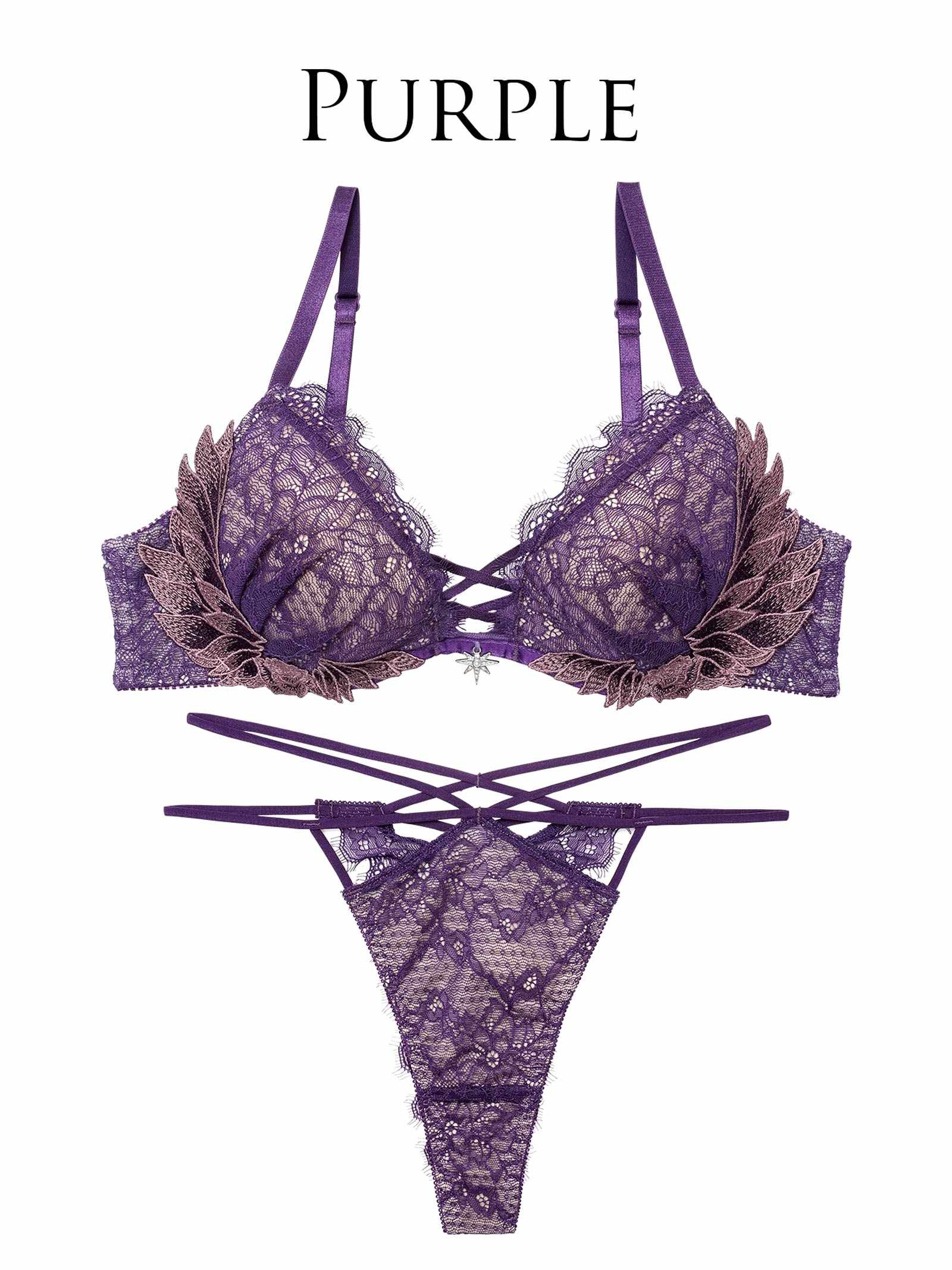 12/22新作!グラマラスフェザーローズブラジャー＆バック透けTバックショーツ